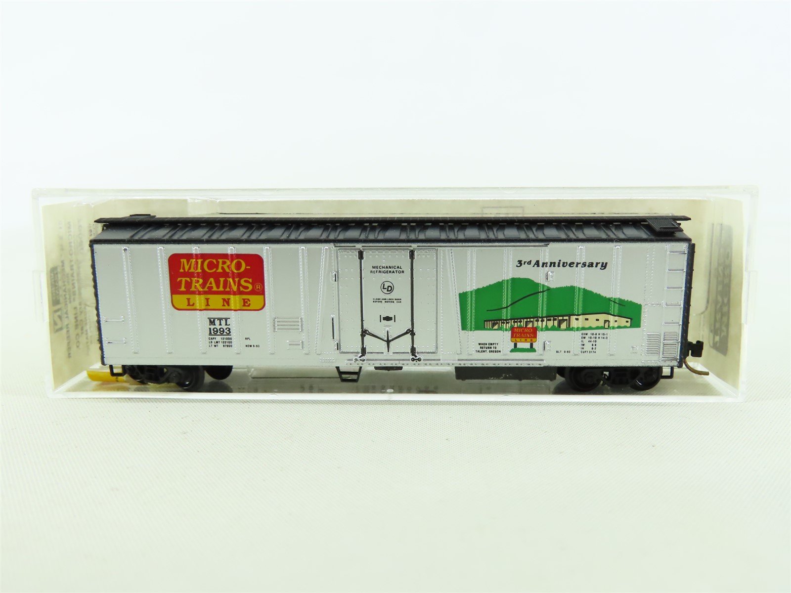 N Scale Micro-Trains MTL 70060 3rd Anniversary 50' Mechanical Reefer #1993