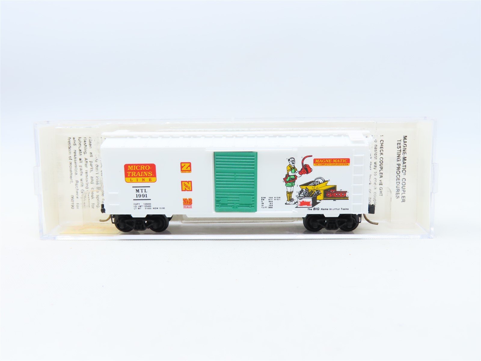 N Micro-Trains MTL #20086 MTL Micro Trains Line 40' Single Door Box Car #1991