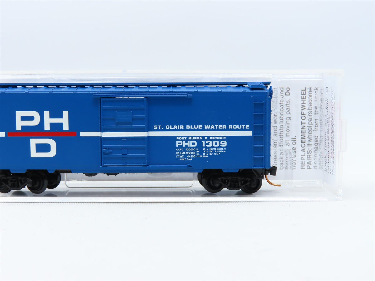 N Scale Micro-Trains MTL #02000150 PHD Port Huron &amp; Detroit 40&#39; Box Car #1309