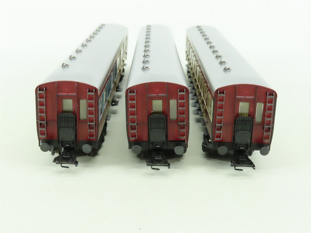 HO Scale Marklin 43108 DRG German &quot;Ruhr Express Service&quot; 3-Car Passenger Set