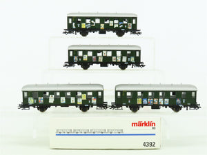 HO Scale Marklin 4392 Baden-Wurttemburg 40th Anniversary 4-Car Passenger Set