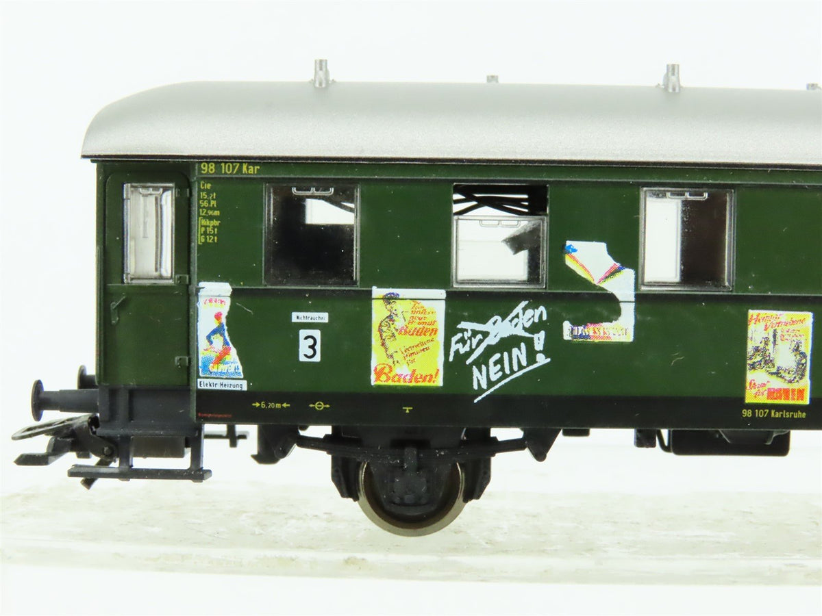 HO Scale Marklin 4392 Baden-Wurttemburg 40th Anniversary 4-Car Passenger Set