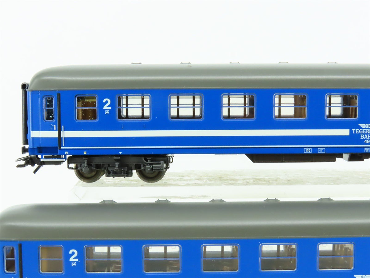 HO Scale Marklin 42892 Tegernsee-Bahn Bavarian 2nd Class Passenger 2-Car Set