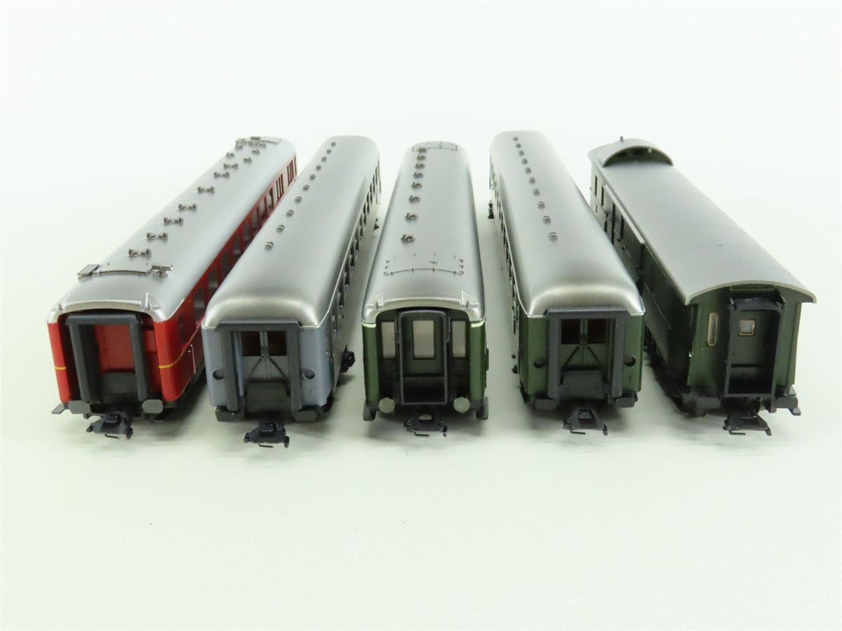 HO Marklin 42941 DB DSG FS German/Italian &quot;Riviera Express&quot; 5-Car Passenger Set