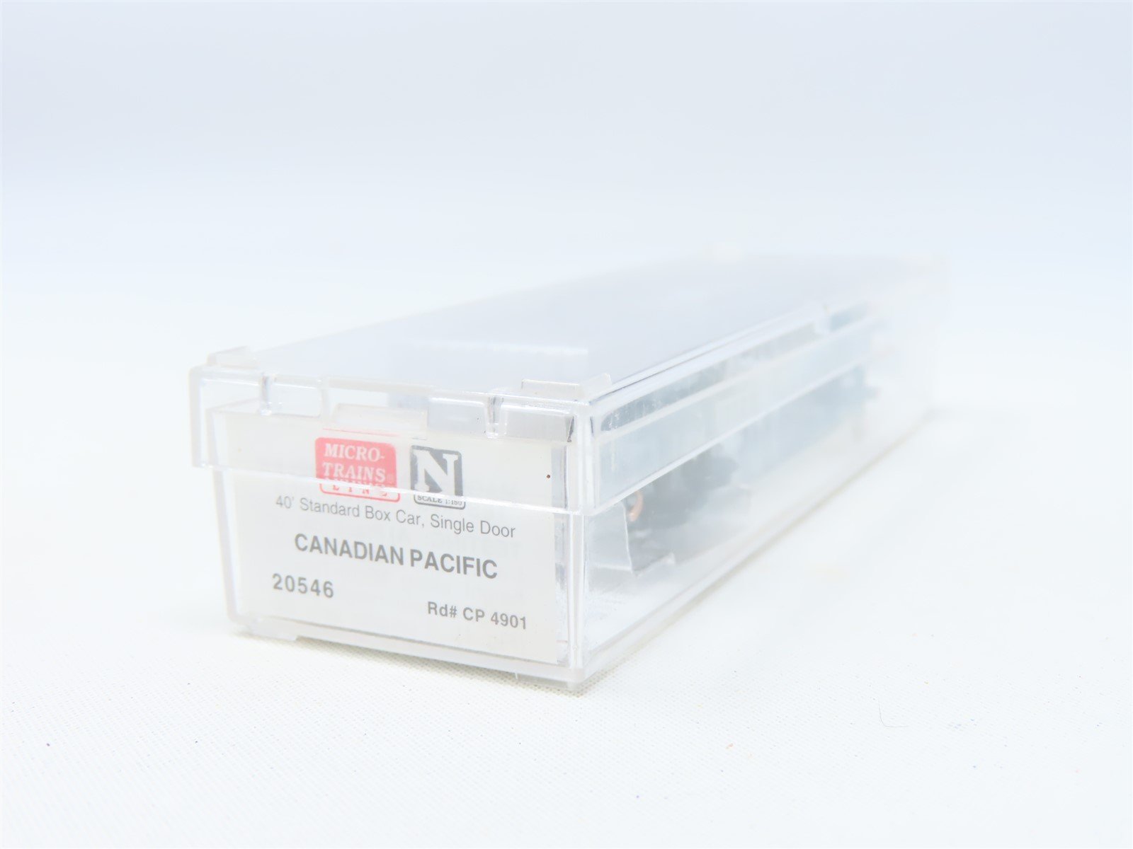 N Scale Micro-Trains MTL 20546 CP Canadian Pacific 40' Single Door Box Car #4901