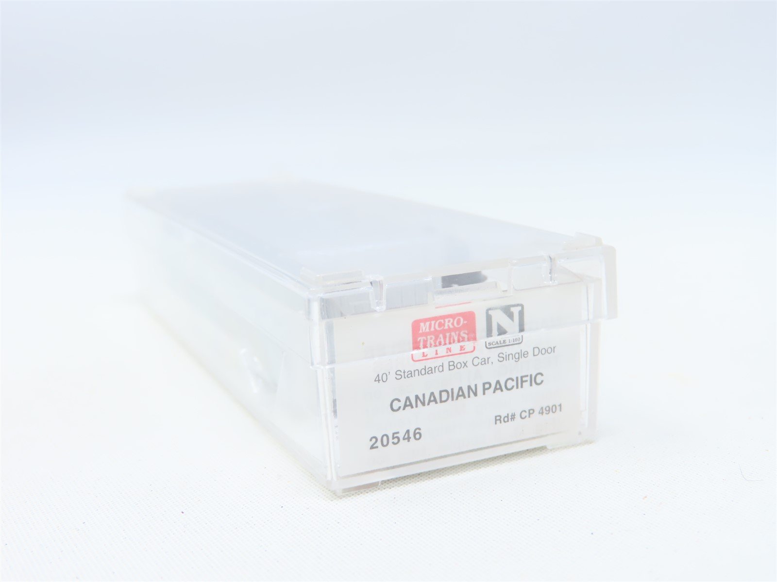 N Scale Micro-Trains MTL 20546 CP Canadian Pacific 40' Single Door Box Car #4901