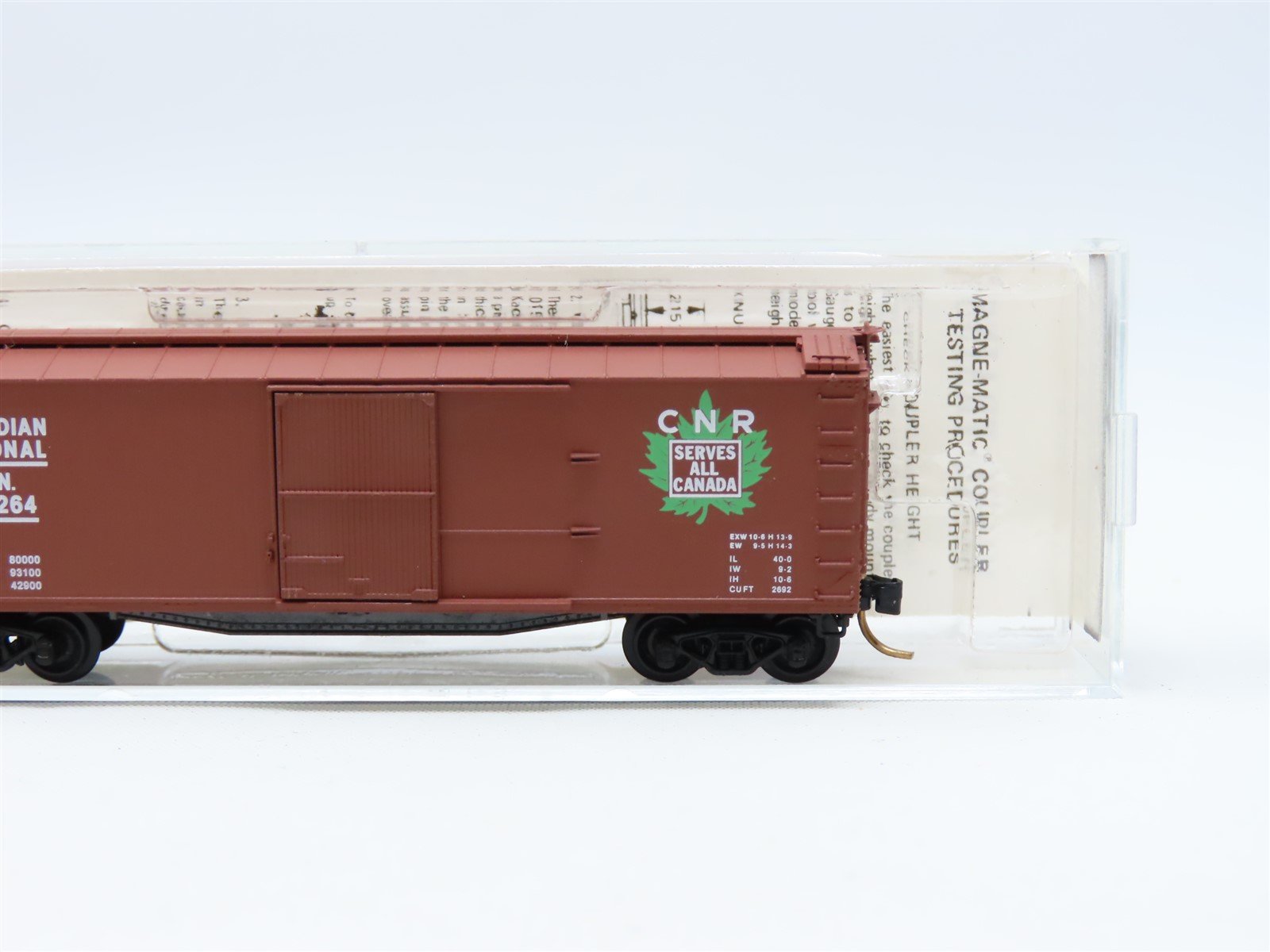 N Scale Kadee Micro-Trains MTL #39040 CN Canadian National 40' Box Car #539264