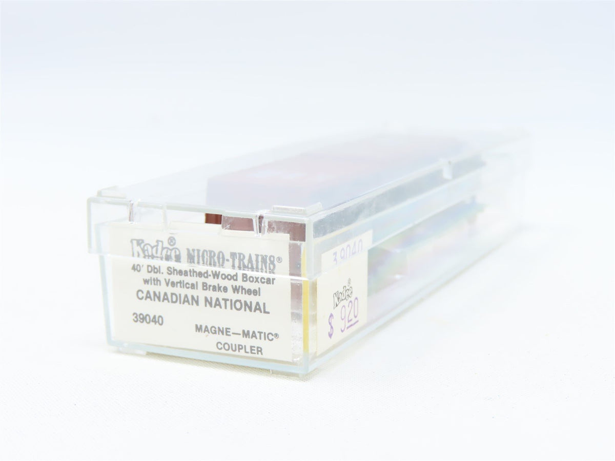 N Scale Kadee Micro-Trains MTL #39040 CN Canadian National 40&#39; Box Car #539264