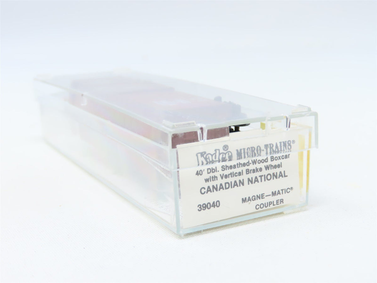 N Scale Kadee Micro-Trains MTL #39040 CN Canadian National 40&#39; Box Car #539264