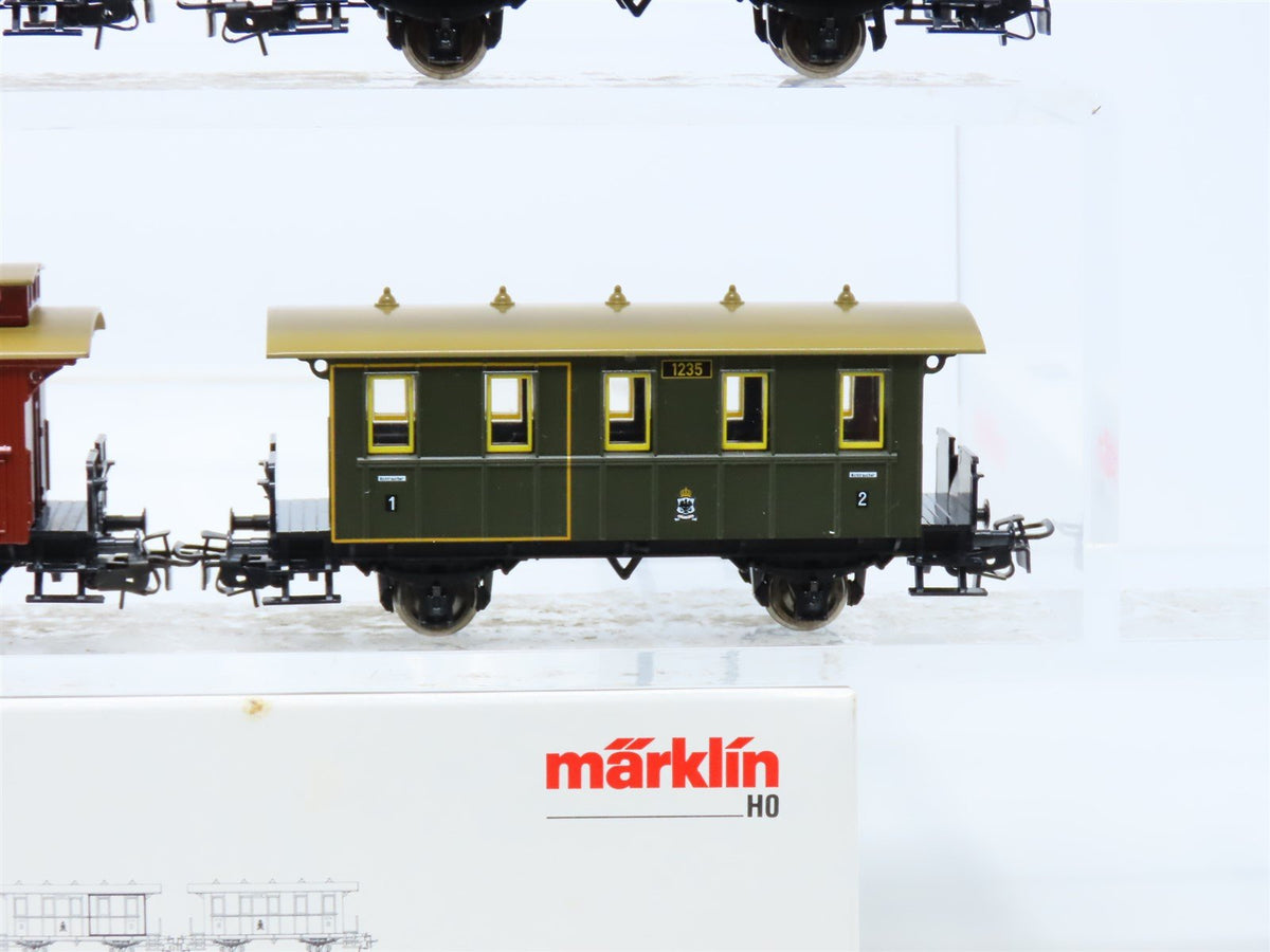 HO Scale Marklin 4035 KPEV Royal Prussian Era I Passenger Train 4-Car Set