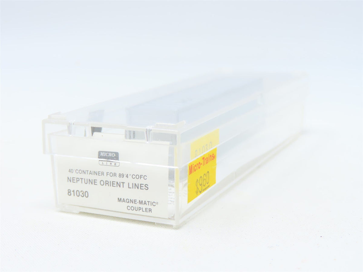 N Scale Micro-Trains MTL #81030 NOL Neptune Orient Lines 40&#39; Container #4180894