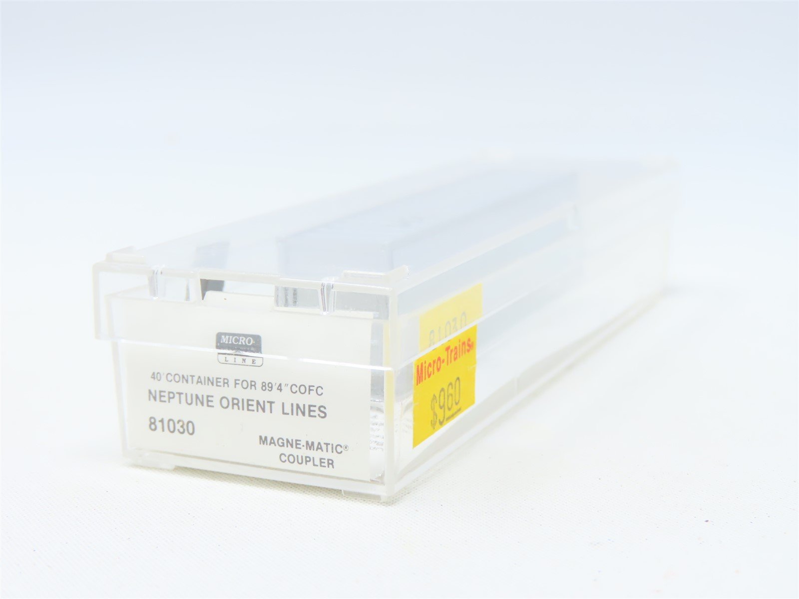 N Scale Micro-Trains MTL #81030 NOL Neptune Orient Lines 40' Container #4180894