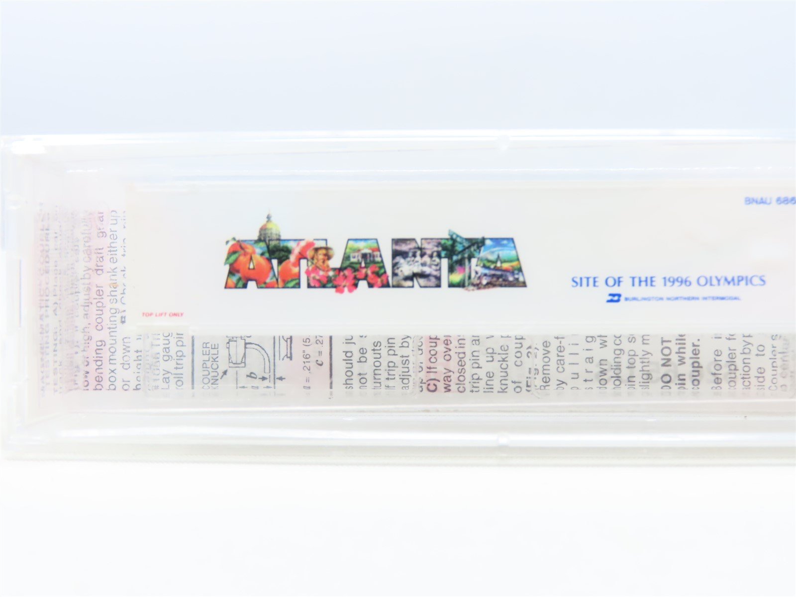 N Scale Micro-Trains MTL 81710 BNAU Burlington Northern 48' Container - Atlanta