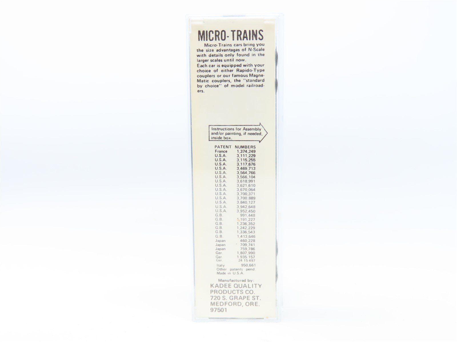 N Scale Kadee Micro-Trains MTL #36050 LNAC 50' Double Plug Door Box Car #5015