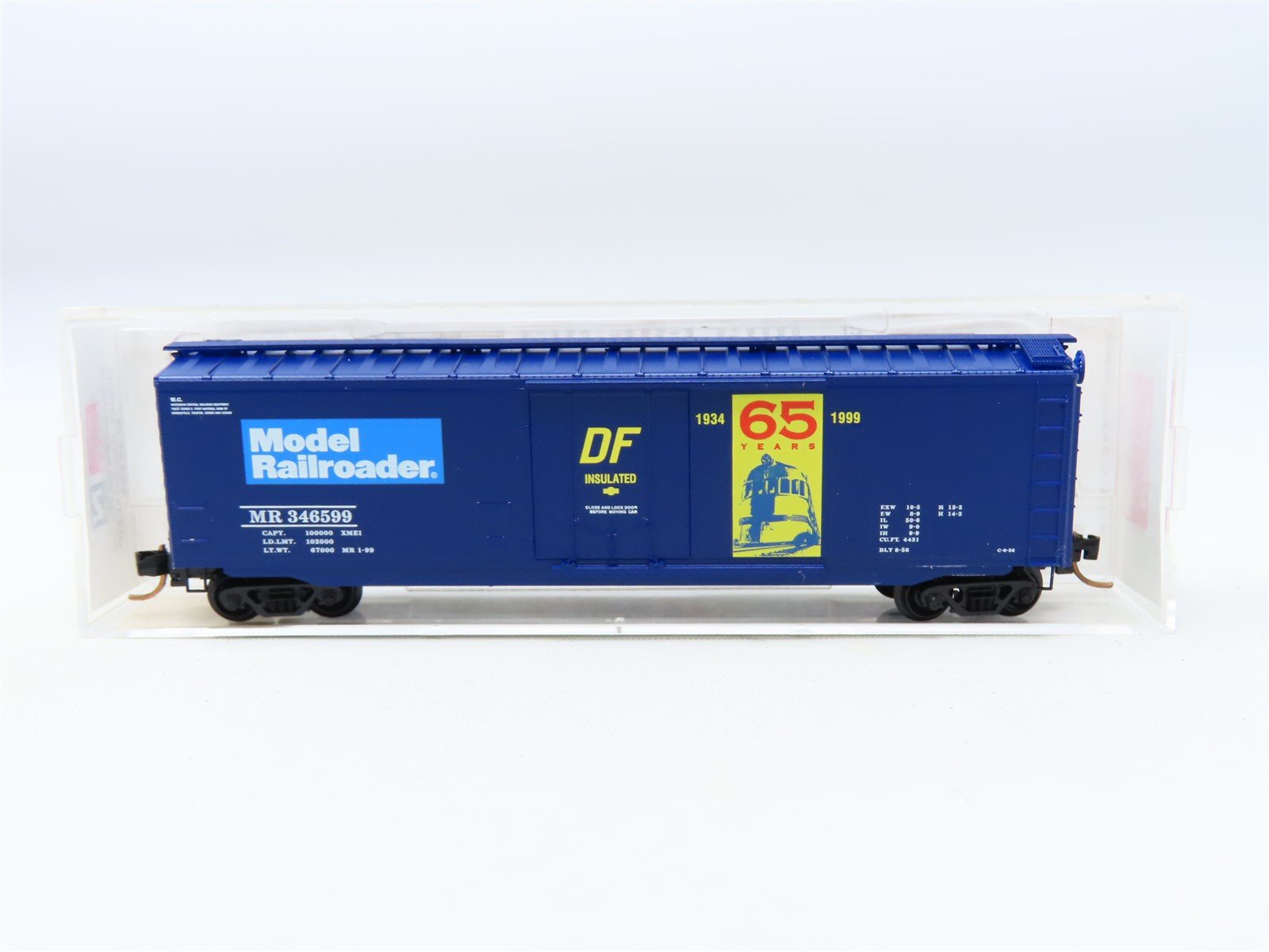 N Scale Micro-Trains MTL #32360 MR Model Railroader 65 Years 50' Box Car #346599