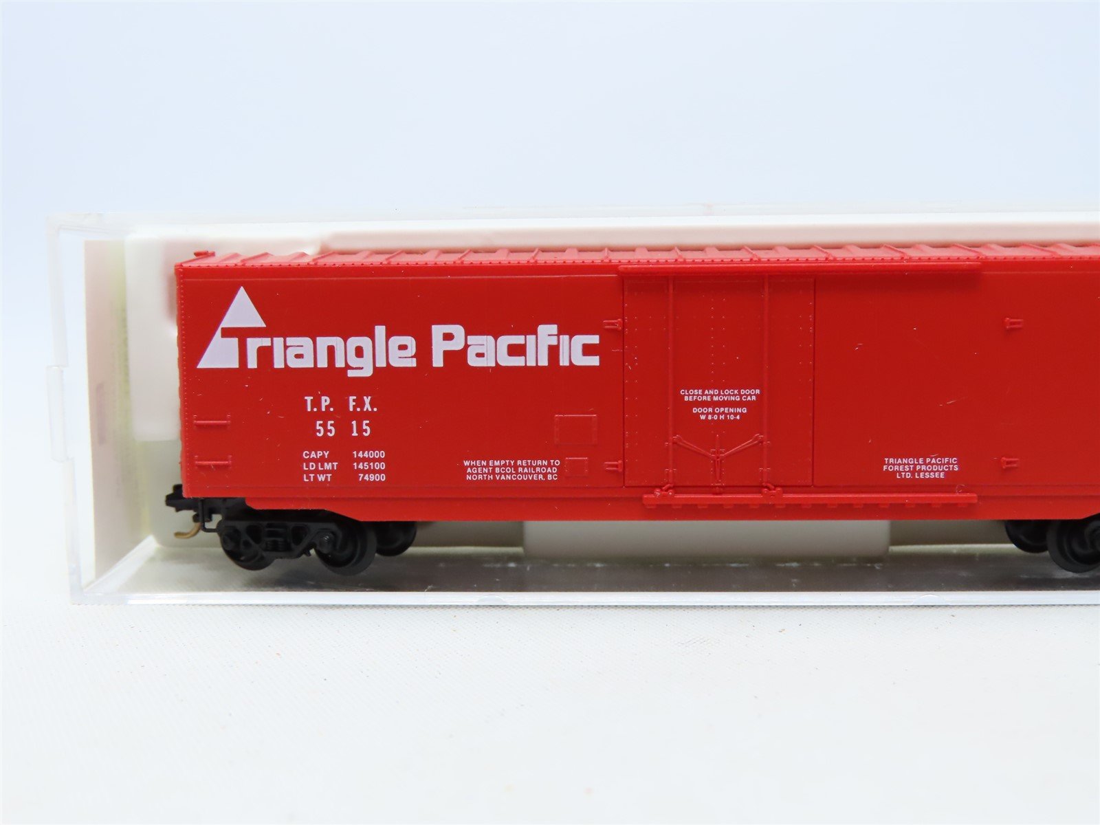 N Scale Micro-Trains MTL #38130 TPFX Triangle Pacific 50' Box Car #5515