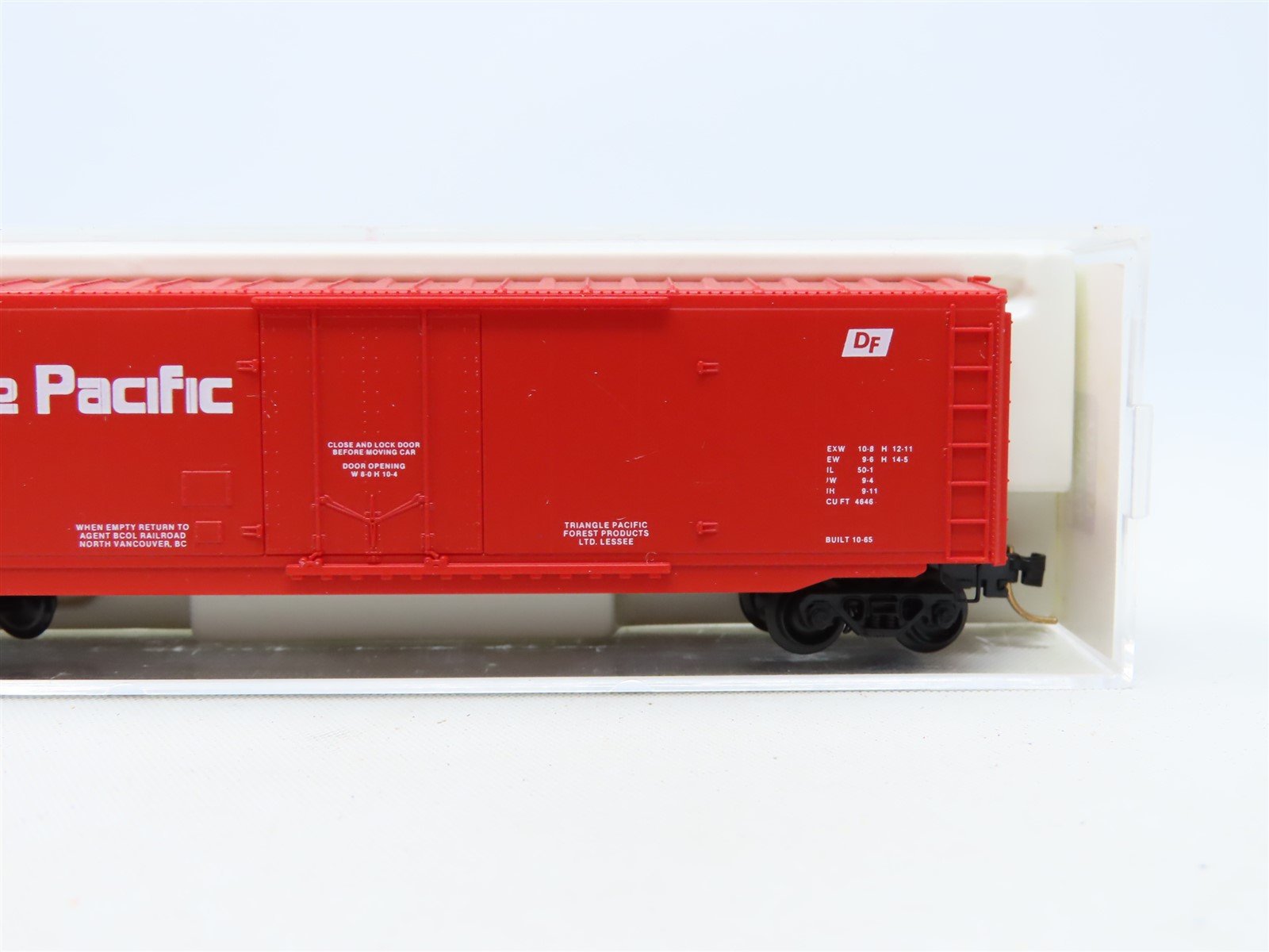 N Scale Micro-Trains MTL #38130 TPFX Triangle Pacific 50' Box Car #5515
