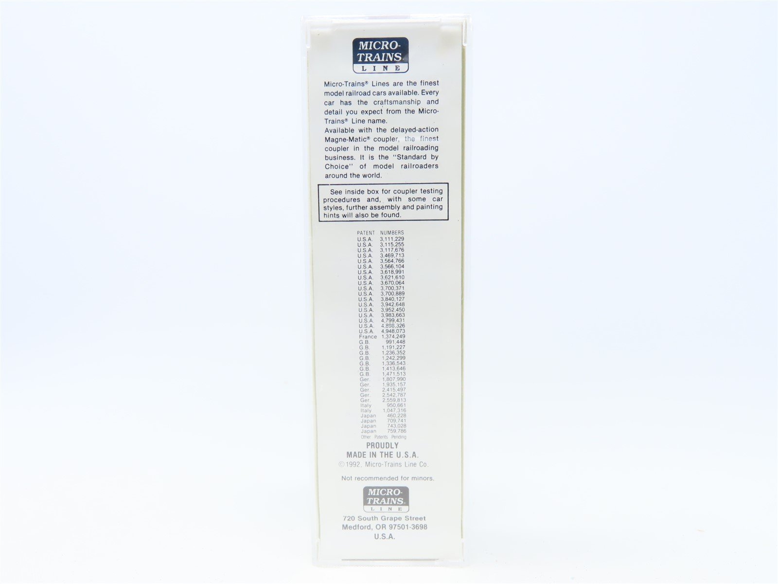 N Scale Micro-Trains MTL #38130 TPFX Triangle Pacific 50' Box Car #5515