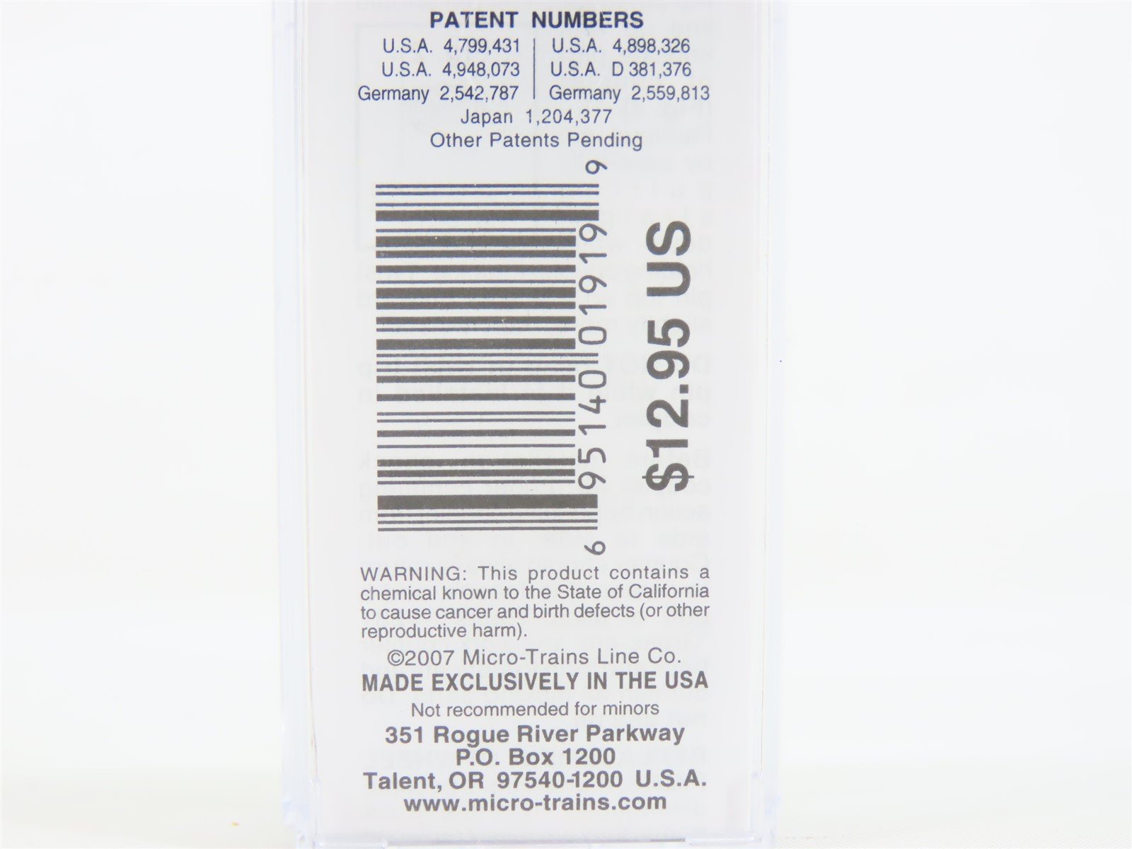 N Micro-Trains MTL 12100040 SSW St. Louis Southwestern Scale Test Car #99203