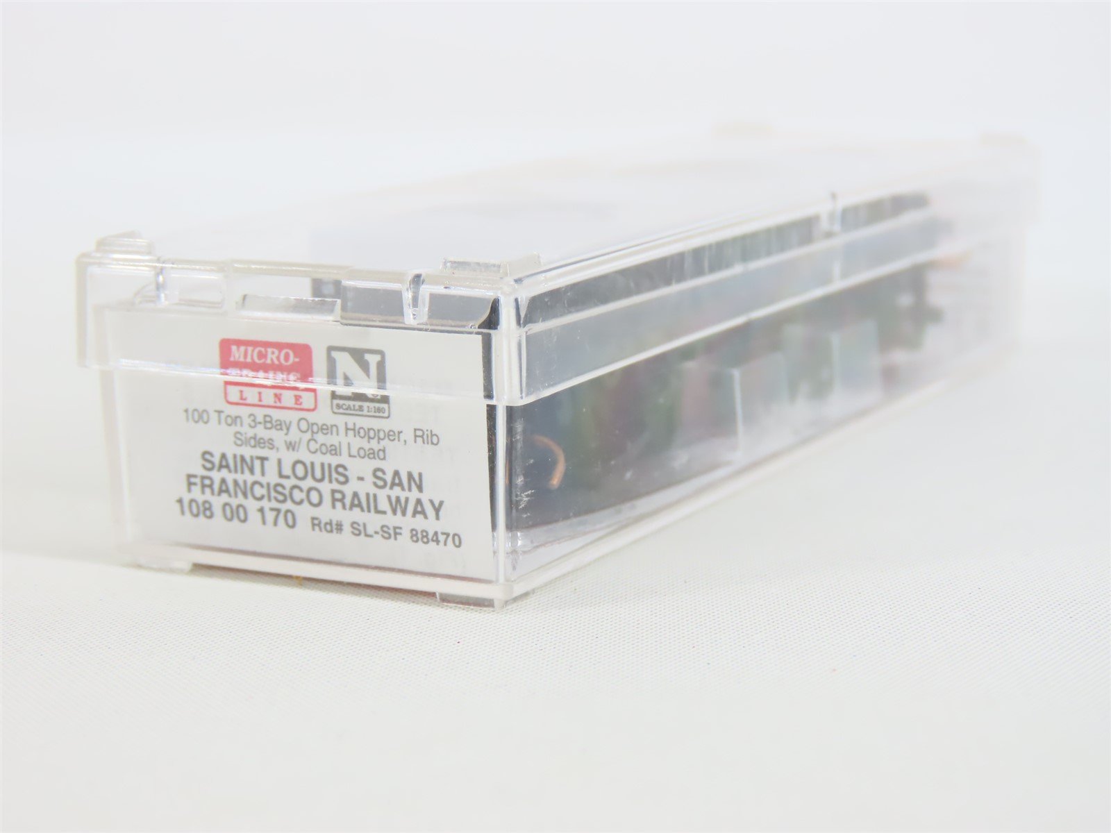 N Scale Micro-Trains MTL 10800170 SL-SF Frisco 3-Bay Open Hopper #88470