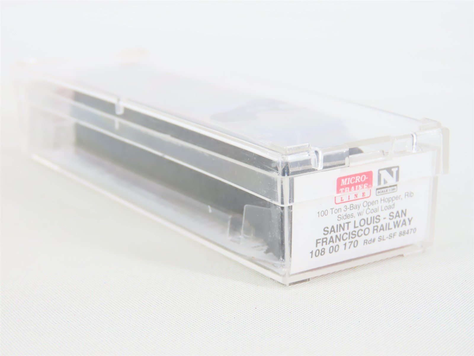 N Scale Micro-Trains MTL 10800170 SL-SF Frisco 3-Bay Open Hopper #88470