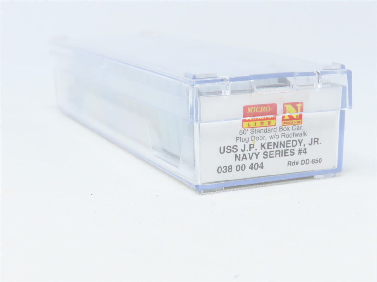 N Scale Micro-Trains MTL 03800404 USS Joseph P. Kennedy, Jr. 50&#39; Box Car #DD-850