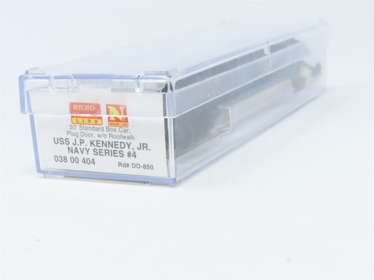 N Scale Micro-Trains MTL 03800404 USS Joseph P. Kennedy, Jr. 50&#39; Box Car #DD-850