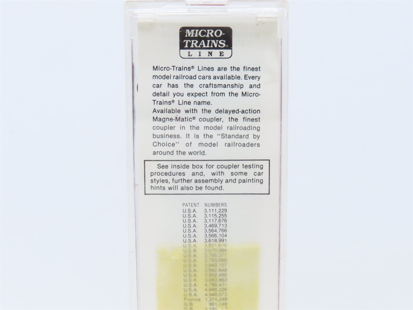 N Scale Micro-Trains MTL #38130 TPFX Triangle Pacific 50' Box Car #5515