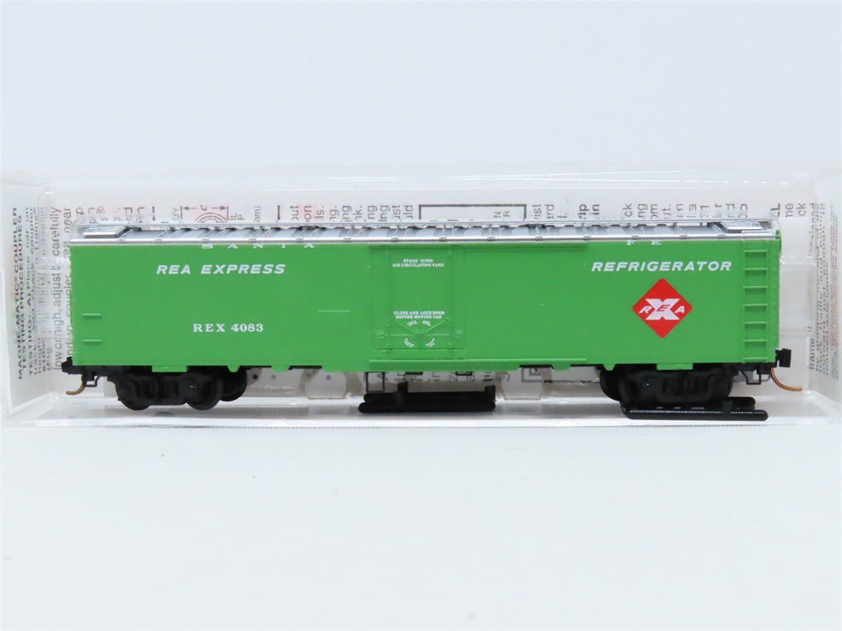 N Scale Micro-Trains MTL 52030 REX Santa Fe 52&#39; Express Steel Reefer #4083