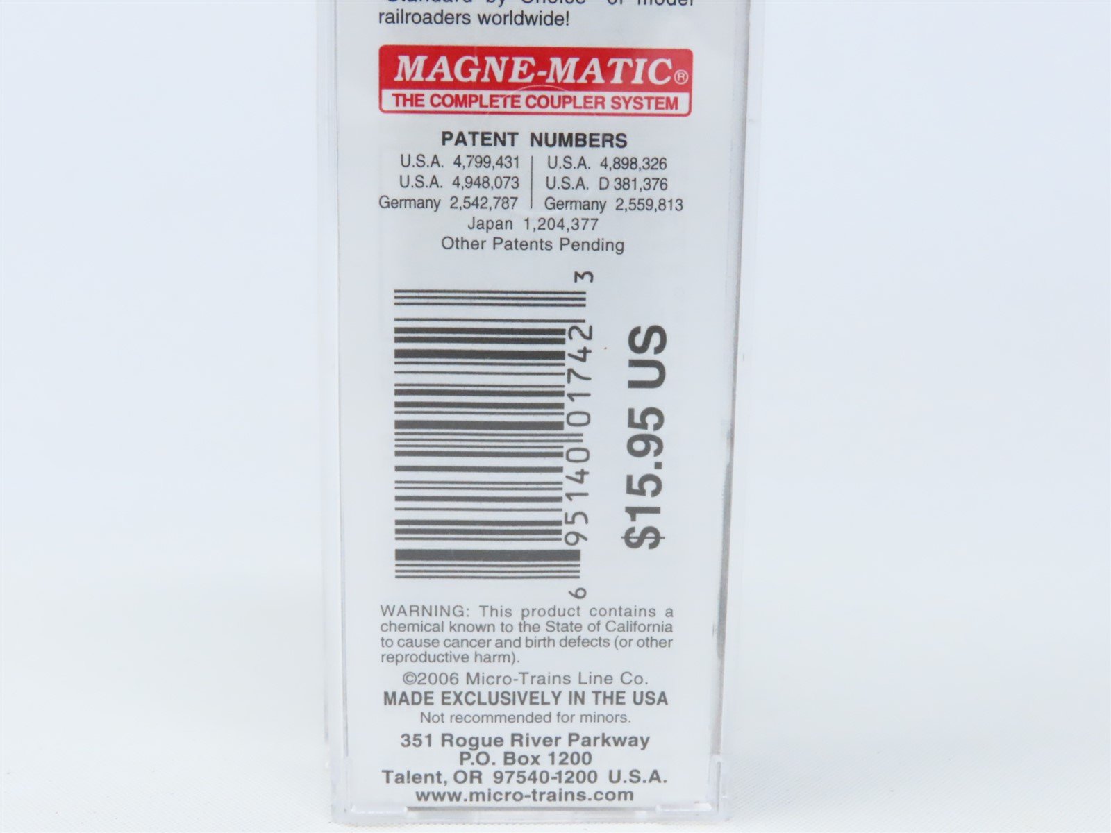 N Scale Micro-Trains MTL 03800390 BAR 