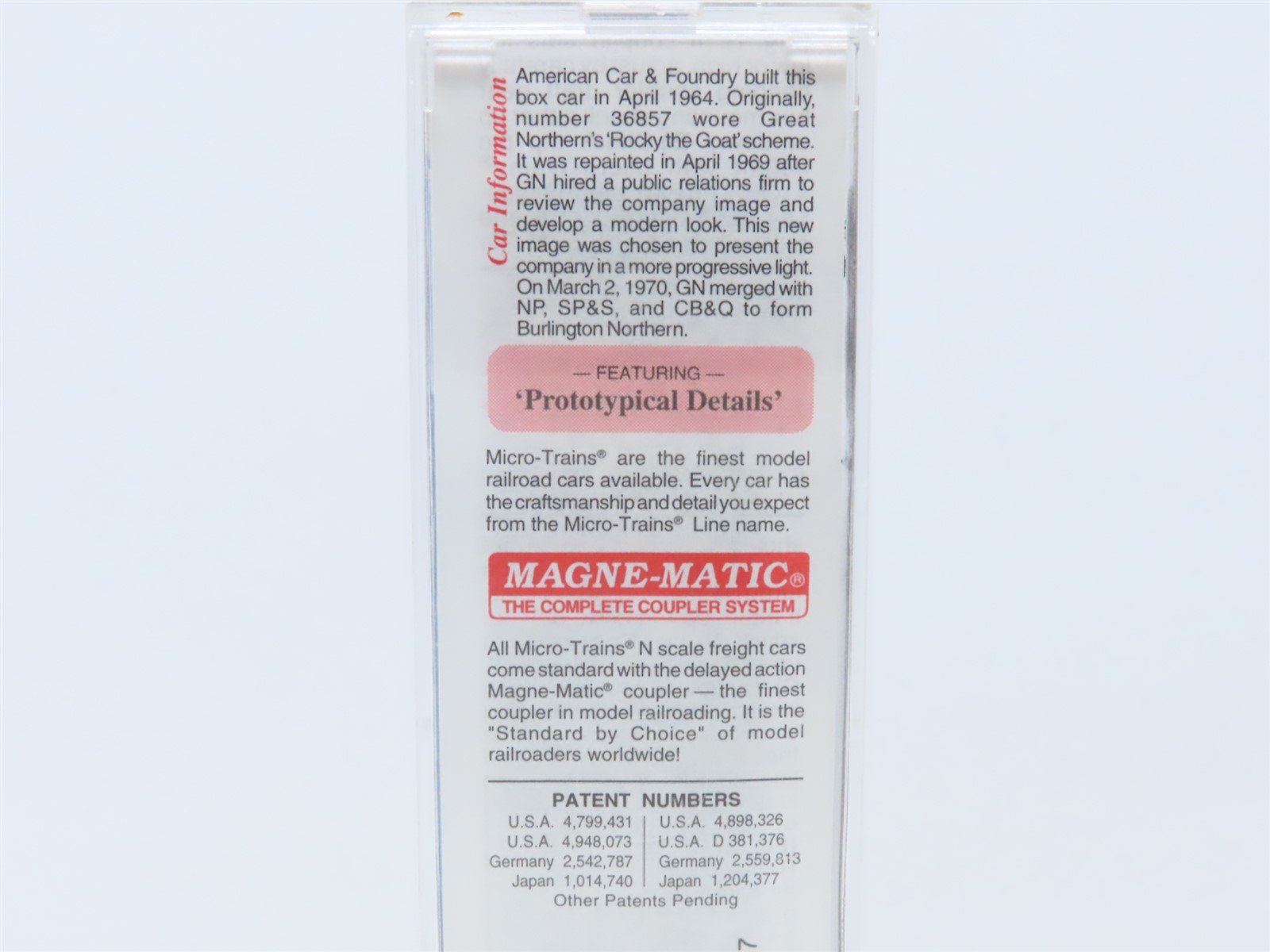 N Scale Micro-Trains MTL #38270 GN 