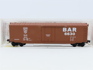 N Micro-Trains MTL #38140 BAR Bangor & Aroostook 50' Plug Door Box Car #6630