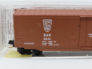 N Micro-Trains MTL #38140 BAR Bangor & Aroostook 50' Plug Door Box Car #6630