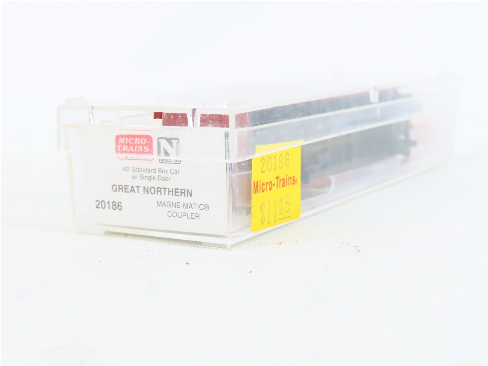 N Scale Micro-Trains MTL #20186 GN Great Northern Circus Car 40' Box Car #19617