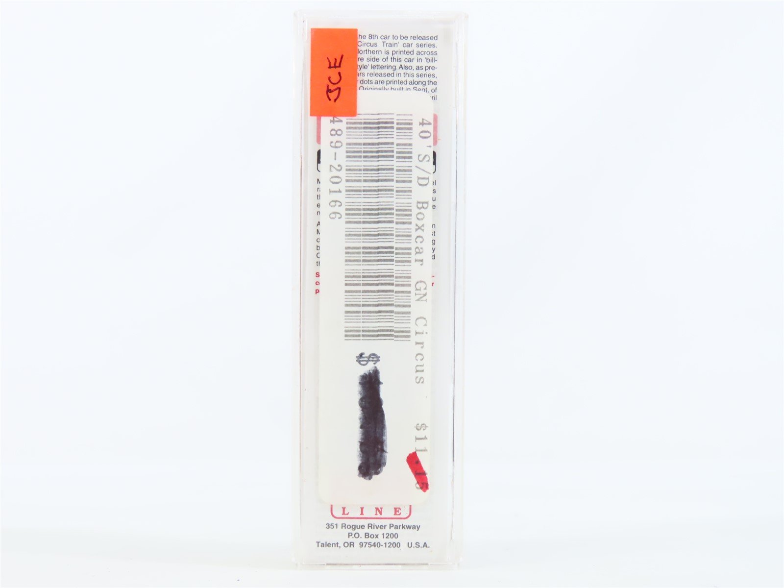 N Micro-Trains MTL #20166 GN Great Northern Circus Train 40' Box Car #19038