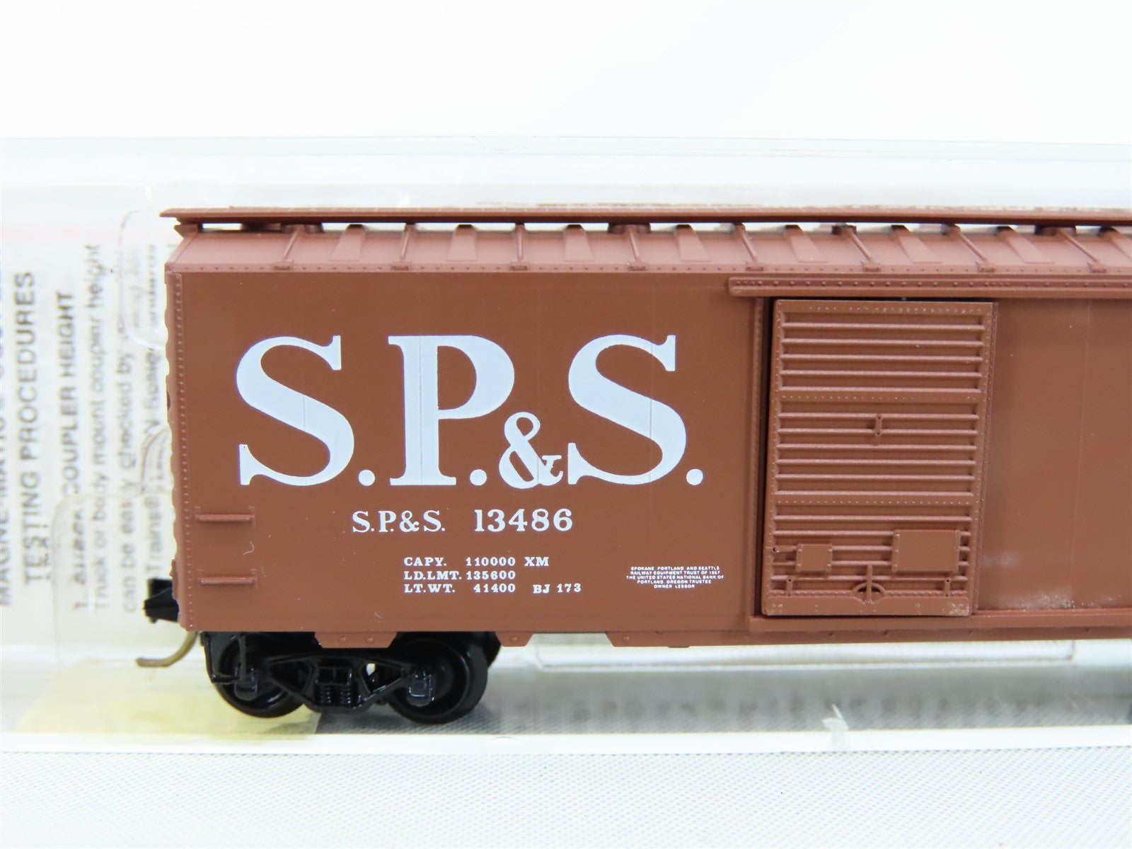 N Micro-Trains MTL #20246 SP&S Spokane Portland & Seattle 40' Box Car #13486