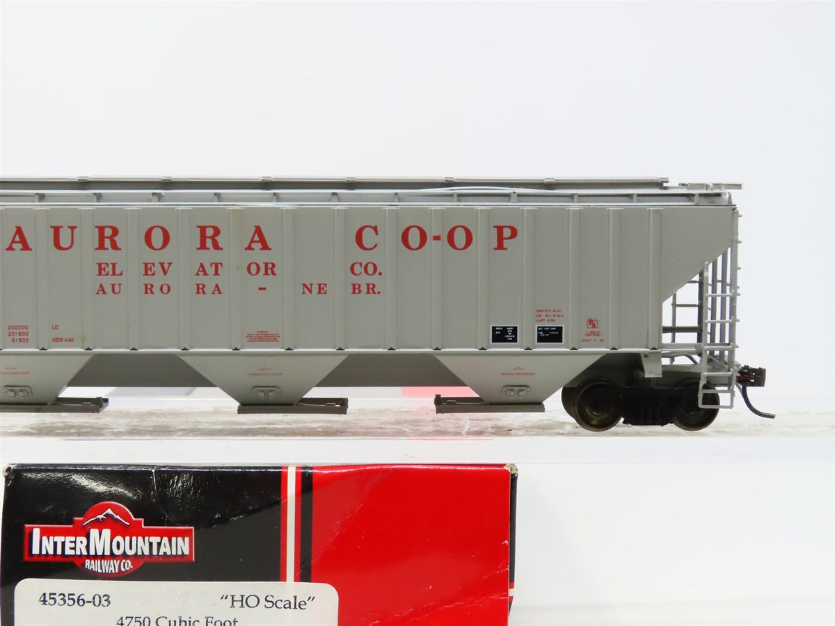 HO InterMountain 45356-03 ACOX Aurora Co-op Elevator 3-Bay Covered Hopper #37