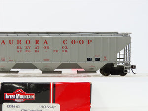 HO InterMountain 45356-03 ACOX Aurora Co-op Elevator 3-Bay Covered Hopper #37