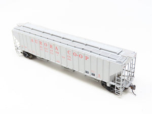HO InterMountain 45356-03 ACOX Aurora Co-op Elevator 3-Bay Covered Hopper #37