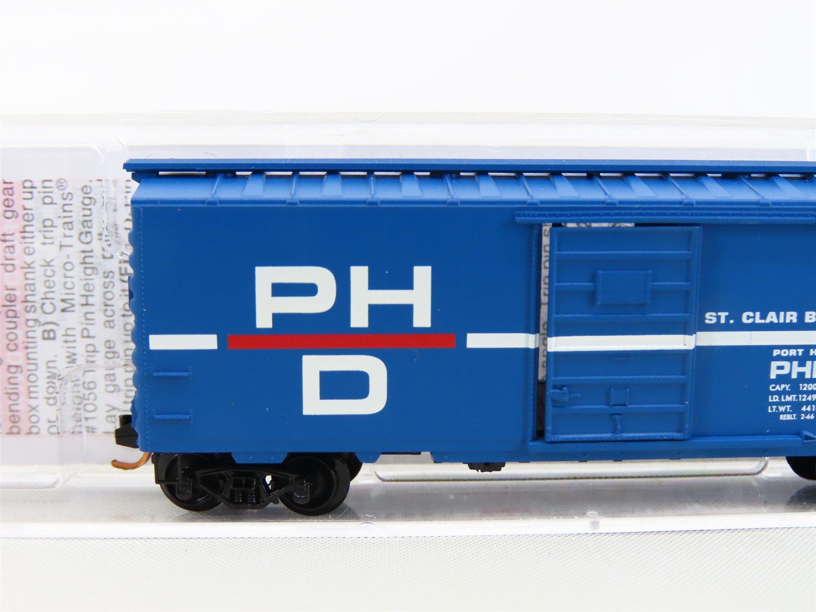 N Scale Micro-Trains MTL #02000150 PHD Port Huron & Detroit 40' Box Car #1309