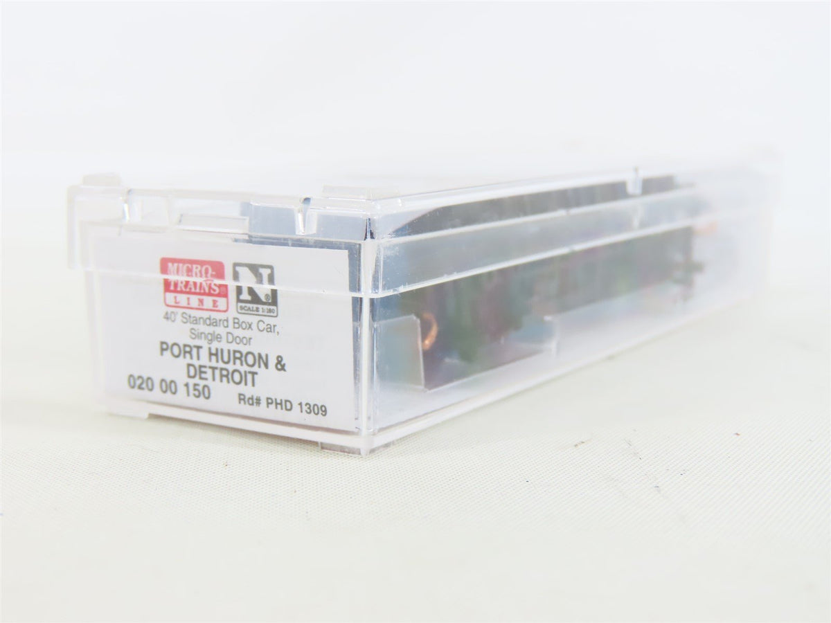 N Scale Micro-Trains MTL #02000150 PHD Port Huron &amp; Detroit 40&#39; Box Car #1309