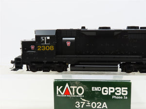 HO Scale KATO 37-02A PRR Pennsylvania EMD GP35 Ph. 1a Diesel Locomotive #2308