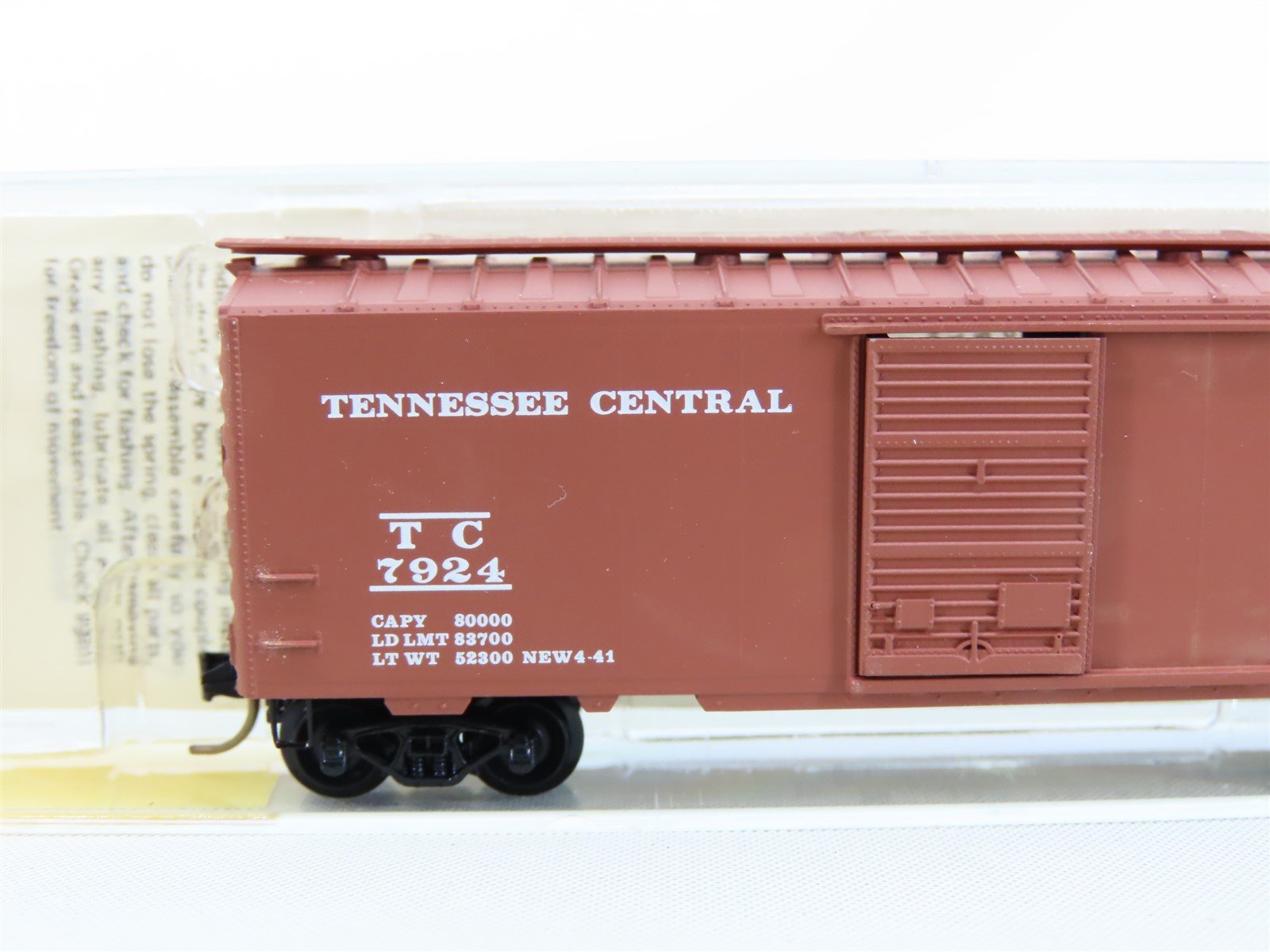 N Scale Kadee Micro-Trains MTL #20720 TC Tennessee Central 40' Box Car #7924