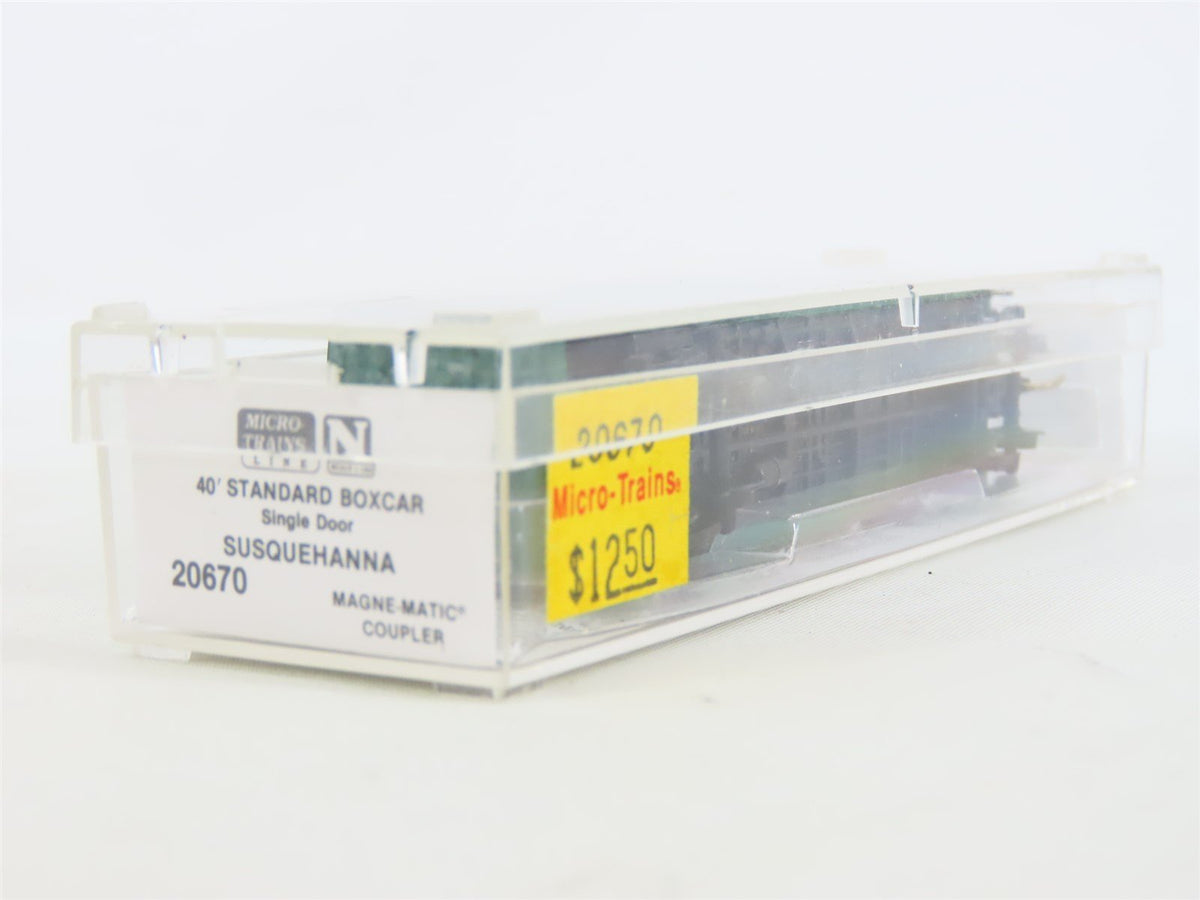 N Micro-Trains MTL #20670 NYSW Susquehanna &quot;Ship With Susie-Q&quot; 40&#39; Box Car #504