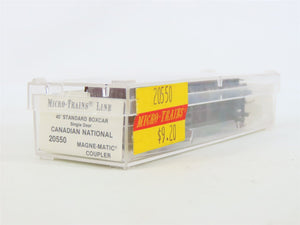 N Scale Micro-Trains MTL #20550 CN Canadian National 40' Box Car #428389