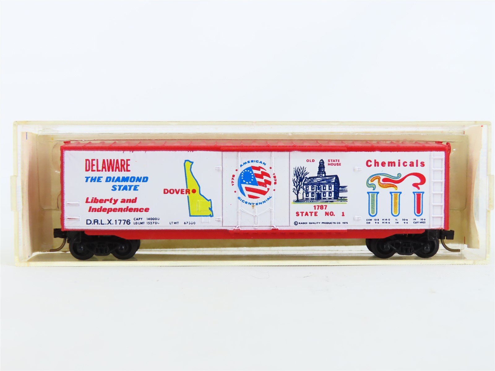 N Kadee Micro-Trains MTL #38070 DRLX Delaware Bicentennial Box Car - Blue Label