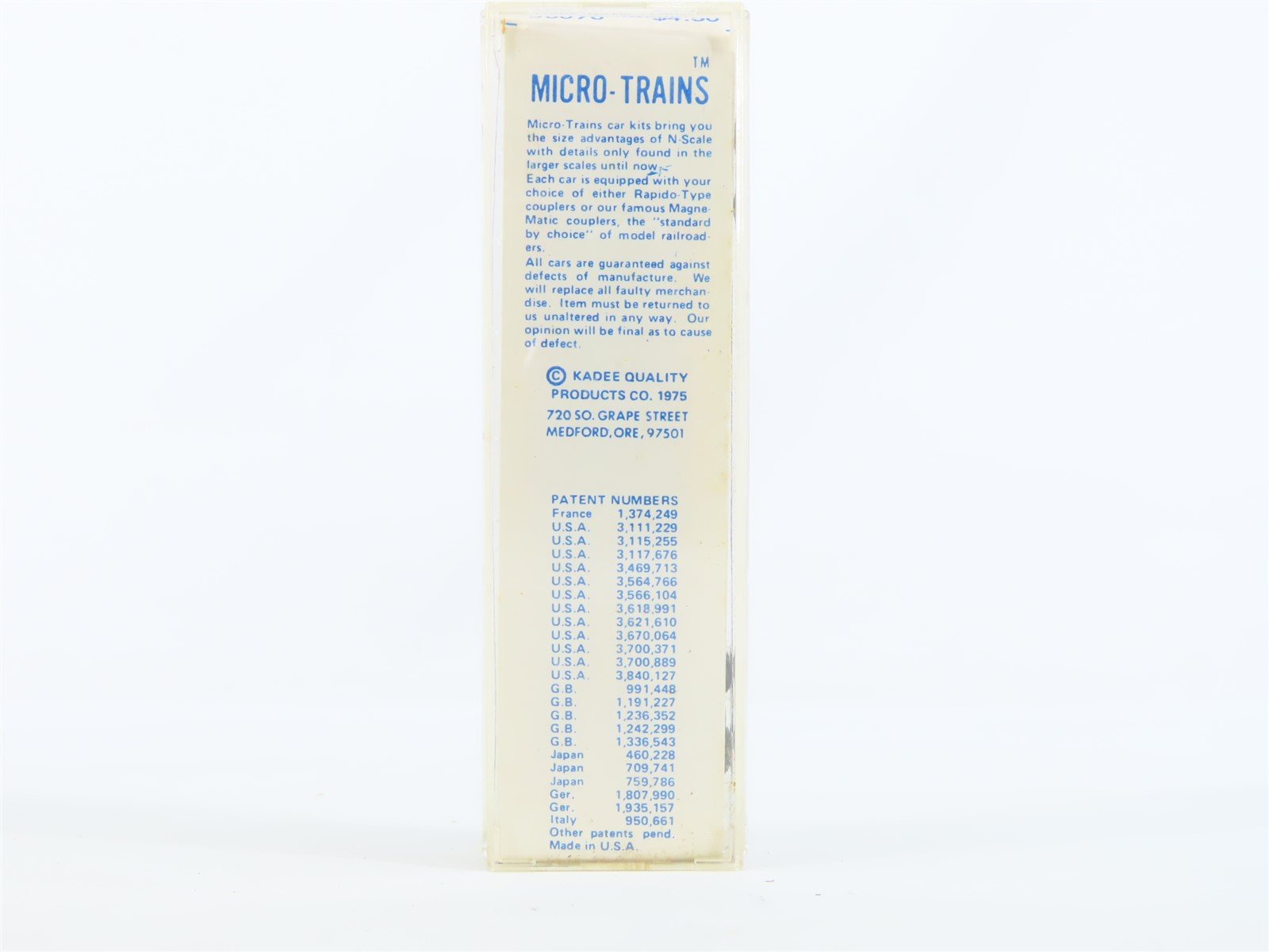 N Kadee Micro-Trains MTL #38070 DRLX Delaware Bicentennial Box Car - Blue Label