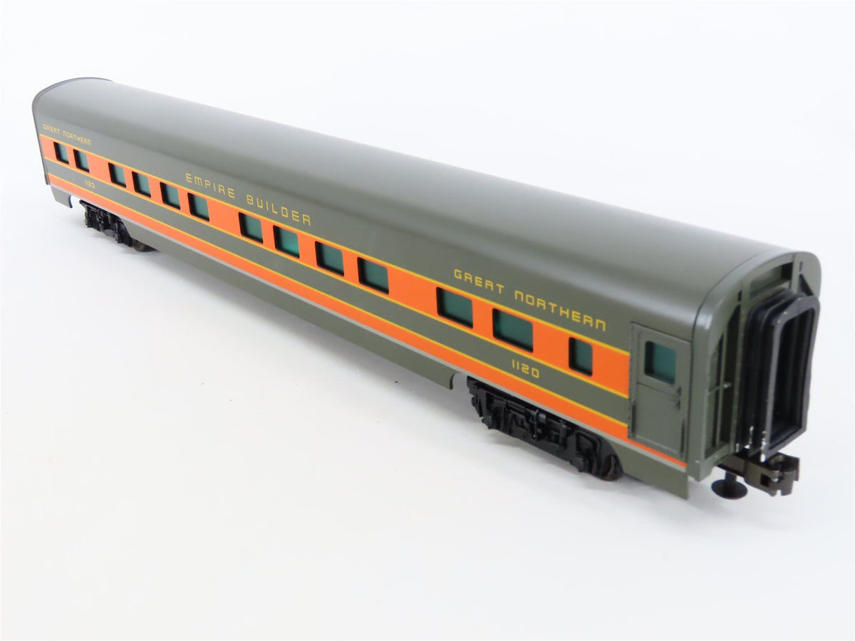 O Gauge 3-Rail Weaver GN Great Northern Green &amp; Orange 5-Car Passenger Set