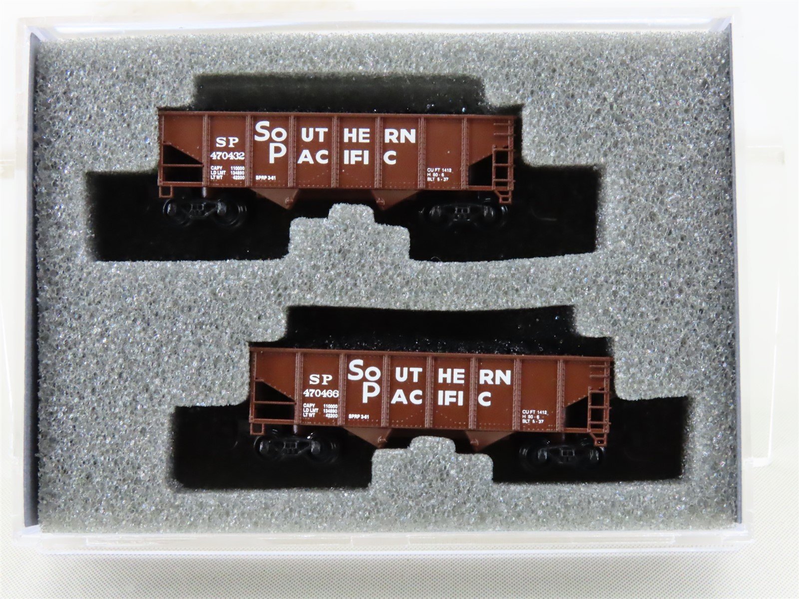 Z FULL THROTTLE #WDW 2017 SP Southern Pacific 2-Bay Hopper w/ Coal Load Set #3