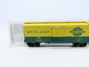 N Scale Micro-Trains MTL #20146 40' RUT Rutland Single Door Box Car #100